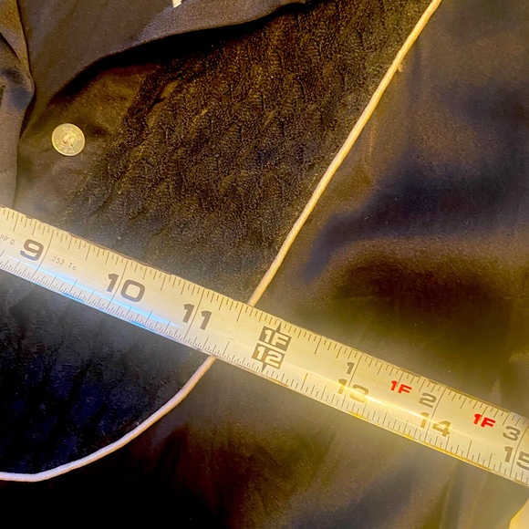 Bebe Real Silk Short Sleeve Button Up Tuxedo Shirt - Picture 8 of 10